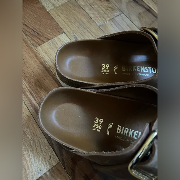 NEW Birkenstock Big Buckle Arizona | cognac - Picture 7 of 8